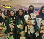 استقبال حافل بالورود.. عناق مؤثر لأبطال «آيسف 2026» في الشرقية