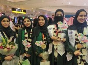 استقبال حافل بالورود.. عناق مؤثر لأبطال «آيسف 2026» في الشرقية