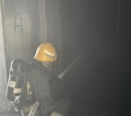 السيطرة على حريق بمبنى تحت الإنشاء في الخبر
