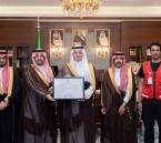 محافظ الأحساء يستقبل المدير العام لفرع الهلال الأحمر بالشرقية.. ويتسلّم شهادة الامتثال الإسعافي