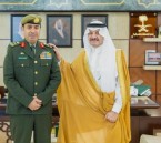 أمير الشرقية يستقبل مدير جوازات المنطقة بمناسبة ترقيته