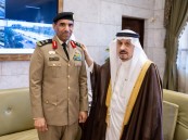 أمير الرياض يقلد قائد قوات أمن المنشآت بالمنطقة رتبته الجديدة