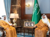 محافظ الأحساء يستقبل مدير التحريات الإدارية بالمنطقة الشرقية