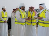 محافظ الأحساء يتفقَّد المراحل النهائية لمشروع تقاطع الملك عبدالله مع طريق الرياض