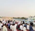  الأمر بالمعروف بالأحساء تُفعّل المصلى المتنقل في منتزه الملك عبدالله البيئي