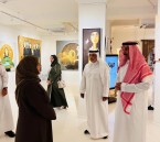 سمو الأمير عبدالعزيز بن جلوي يزور مساحة تغريد للفنون بالأحساء