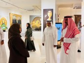 سمو الأمير عبدالعزيز بن جلوي يزور مساحة تغريد للفنون بالأحساء