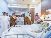 أمير الشرقية ونائبه يزوران المصاب جراء العدوان الغاشم الذي استهدف مطار الملك فهد الدولي