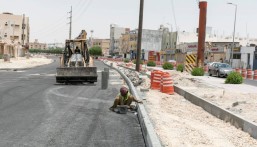 50% انجازاً بمشروع رفع كفاءة طريق الملك عبدالعزيز بـ ” عمران الاحساء “