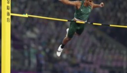 حسين آل حزام يحقق برونزية القفز بالعصا