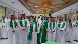 بالصور.. المؤسسة العامة للري تحتفل باليوم الوطني السعودي الـ 93