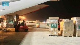 مغادرة الطائرة السعودية الـ 31 لإغاثة قطاع غزة