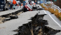 ارتفاع عدد قتلى زلزال اليابان إلى 77 قتيلًا