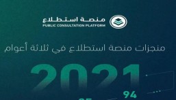 خلال ثلاثة أعوام.. 1186 مشروع وثيقة نظامية طرحتها 94 جهة حكومية عبر منصة استطلاع