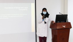 مستشفى الملك فيصل ينظّم محاضرة حول الأخلاقيات المهنية والامتثال القانوني للكوادر التمريضية