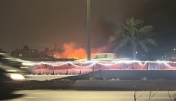 الدفاع المدني يخمد حريق مخلفات مقابل صناعية خضرية الدمام