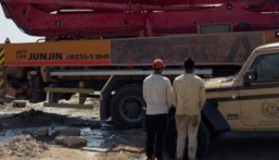 ضبط مخالفين لوثا البيئة بمواد خرسانية في الشرقية