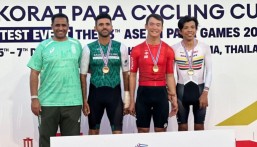 ‏بالصور..لاعب ذوي الإعاقة بالأحساء يحقق ثلاث ميداليات آسيوية في تايلاند