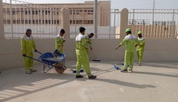 تهيئة مصلى العيد بالكلابية لاستقبال المصلين وسط جهود خدمية مميزة