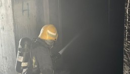 السيطرة على حريق بمبنى تحت الإنشاء في الخبر