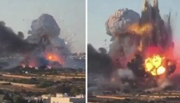 بالفيديو.. انفجار مرعب يحول مصنع ألعاب نارية في مالطا إلى كتلة لهب