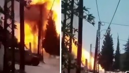 فيديو يوثق لحظة انفجار صهريج غاز شمال شرق لبنان