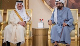 أمير الشرقية ينقل تعازي القيادة في وفاة الشيخ أحمد بن راشد آل مكتوم