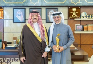 أمير الشرقية يستقبل الفنان عبدالمحسن النمر بمناسبة فوزه بجائزة “جوي أووردز”