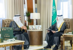 أمير الشرقية يستقبل أمين المنطقة ويطلع على أهم المشاريع الاستثمارية