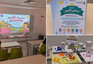 من جدران المجسمات إلى قلوب الأطفال.. هكذا ألهمت “مدينة القيم” صغار الأحساء