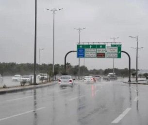 أمطار على محافظة الأحساء