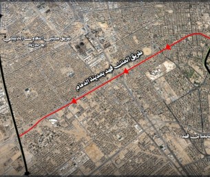 بدء أعمال تطوير طريق الملك فهد بالدمام