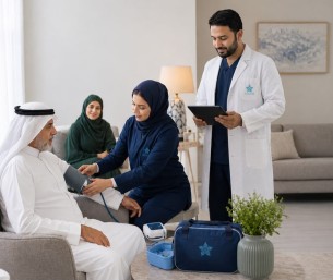 رعاية صحية منزلية تصل للمستفيدين عبر تجمع الشرقية الصحي
