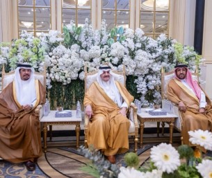 أمير الشرقية يشرف حفل زواج أسرة الدوسري