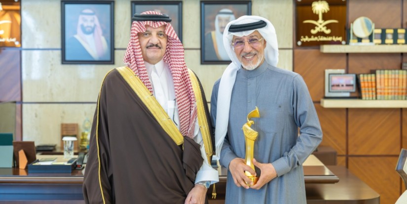 أمير الشرقية يستقبل الفنان عبدالمحسن النمر بمناسبة فوزه بجائزة “جوي أووردز”