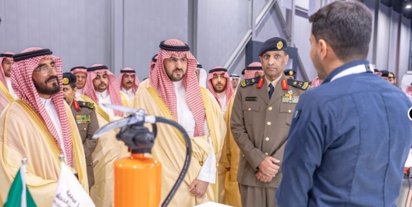 نائب أمير الشرقية يفتتح معرض اليوم العالمي للدفاع المدني 2026