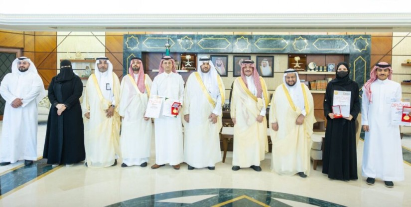 أمير الشرقية يؤكد دعم الابتكار ويستقبل رئيس جامعة حفر الباطن والفائزين دوليًا