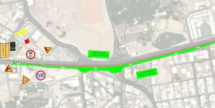 إغلاق جسر تقاطع الملك فهد وطريق الملك عبدالعزيز بالأحساء 5 أيام للصيانة