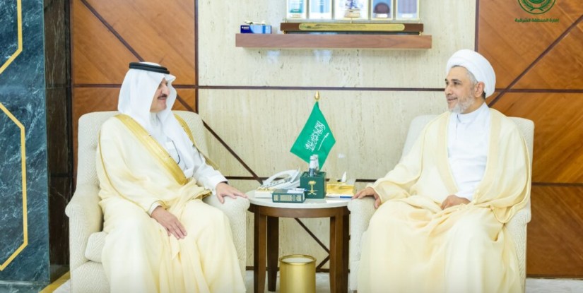 أمير الشرقية يستقبل قاضي الأوقاف والمواريث بمحافظة القطيف