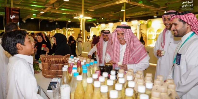 «معرض اللومي الحساوي» يستقبل الأمير فهد بن محمد والأمير عبدالله بن فيصل