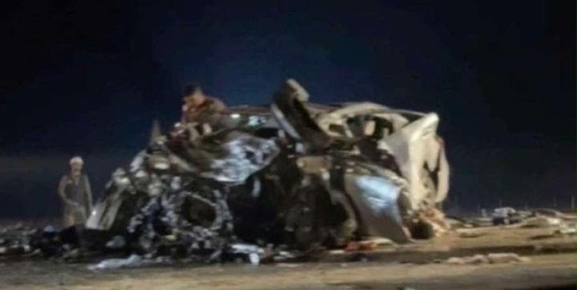بالصور… في الأحساء حادث مأساوي على طريق العقير.. والحصيلة 9 وفيات