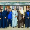أمير الشرقية يهنئ سيدات النهضة بالصعود إلى الدوري الممتاز