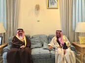 الأمير “عبدالعزيز بن جلوي” يقدم واجب العزاء لأسرة “بودي “