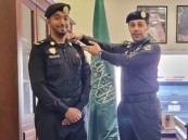 قائد دوريات الأمن بالأحساء يُقلد “الخميس” رتبته الجديدة