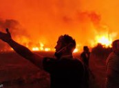 مصرع 18 شخصًا يشتبه بأنهم مهاجرون في حرائق غابات اليونان