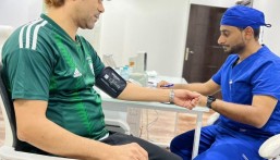 225متبرعًا في حملة التبرع بالدم بالمنيزلة