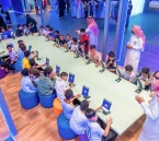 تفاعل كبير من الأطفال مع الفعاليات المتنوعة في معرض برنامج آمن بالشرقية