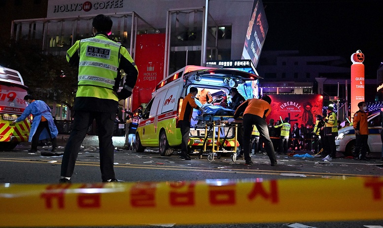 حادث التدافع في كوريا الجنوبية يودي بحياة 151 شخصاً