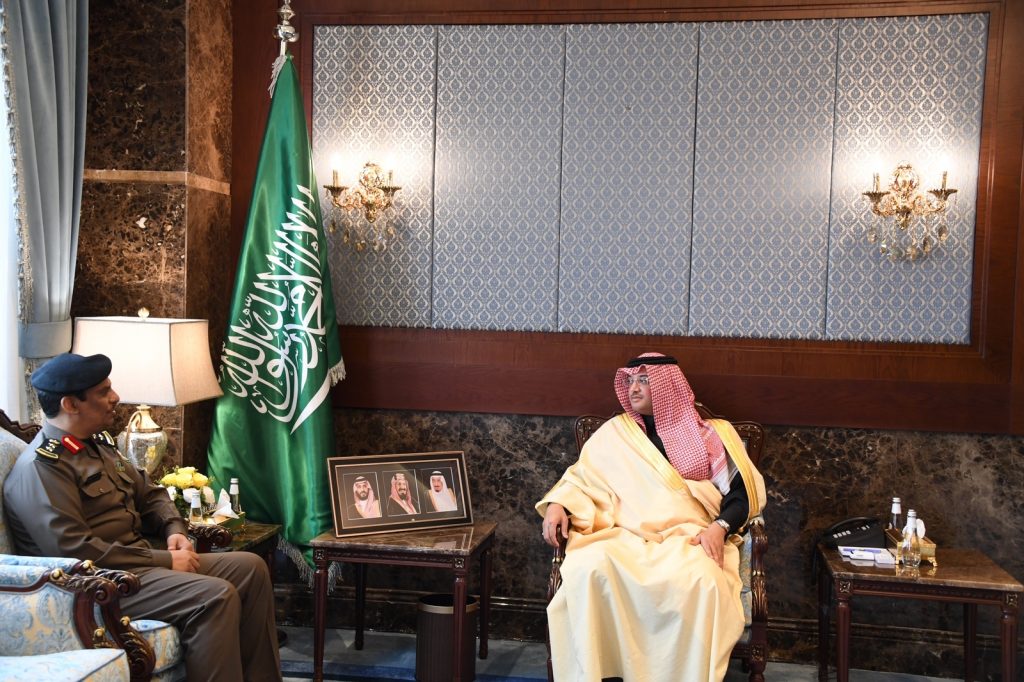 بمناسبة تعيينه مديراً لمرور المحافظة.. سمو محافظ الأحساء يستقبل العقيد الرشيدي