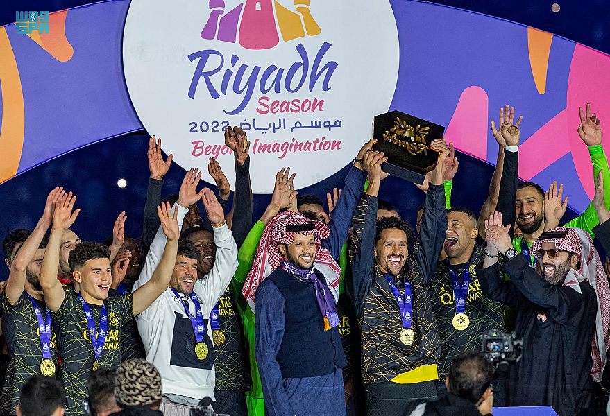 باريس سان جيرمان بطلاً لكأس موسم الرياض على حساب نجوم الهلال والنصر